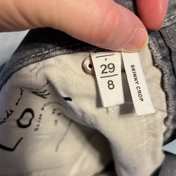 NWT LOFT Skinny Crop Jeans - Picture 5 of 5